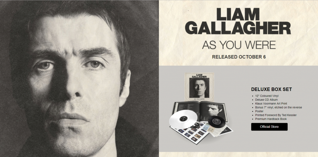 Liam Announce album